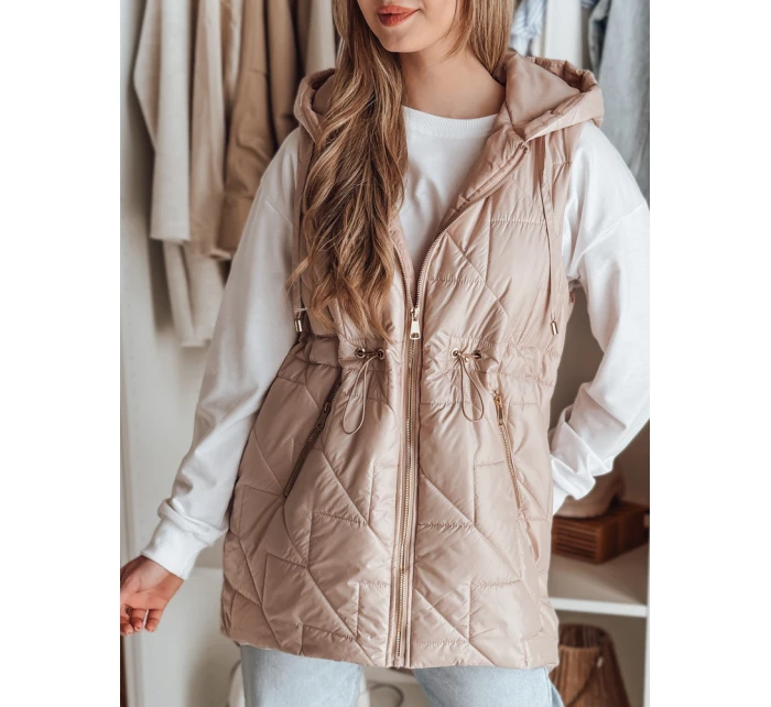 Dámská přechodná prošívaná vesta růžová Dstreet model 21987073 - FashionStreet