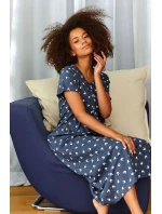 Dámská těhotenská košile 4119 blue plus - Doctornap