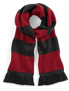 Beechfield B 479 Šála "Stadium" 53.0479 black/classic red