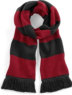 Beechfield B 479 Šála "Stadium" 53.0479 black/classic red