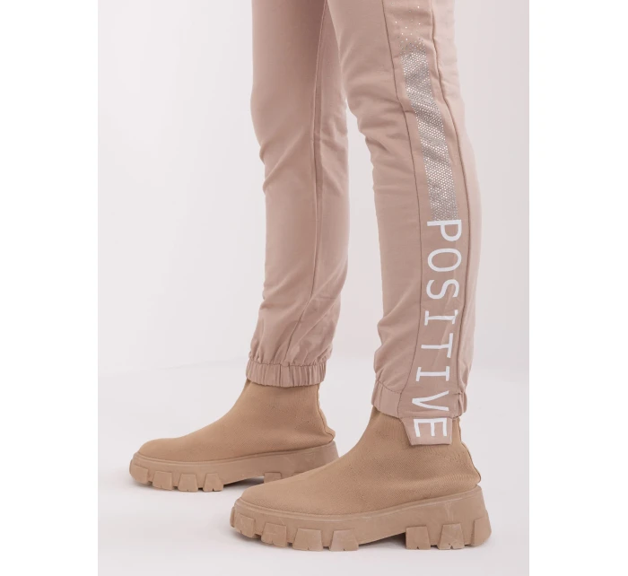 Spodnie dresowe RV DR model 18843708 beżowy - FPrice