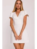 mini šaty krémové model 21296169 - Moe