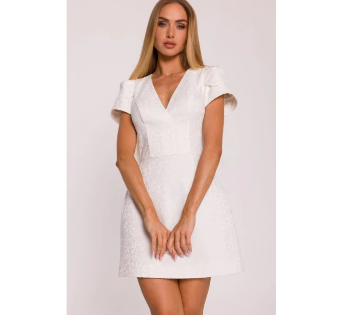 mini šaty krémové model 21296169 - Moe