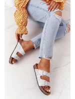 Dámské Nazouváky Stříbrné Vivio Dámské Nazouváky Stříbrné Vivio