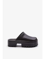 Dámské pantofle s masivní podrážkou Big Star Černá Dámské pantofle s masivní podrážkou Big Star Černá