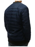 Pánská prošívaná bunda bomber tmavě modrá TX2205 Pánská prošívaná bunda bomber tmavě modrá TX2205