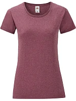 LadyFit Iconic 150 T Dámské tričko model 22429462 heather burgundy - Fruit of the Loom LadyFit Iconic 150 T Dámské tričko model 22429462 heather burgundy - Fruit of the Loom