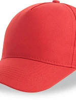 Atlantis Headwear Recy Five 5 panelová baseballová kšiltovka 33.0116 red