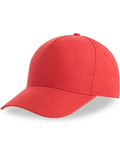 Atlantis Headwear Recy Five 5 panelová baseballová kšiltovka 33.0116 red