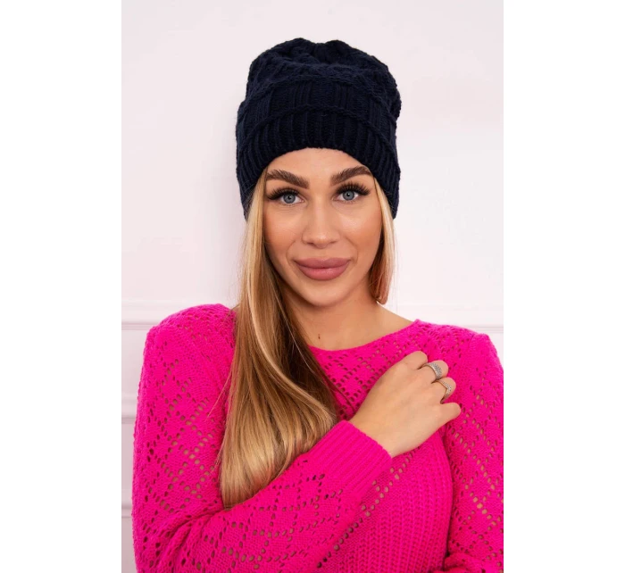 Fleecová čepice Marta K231 navy blue Fleecová čepice Marta K231 navy blue