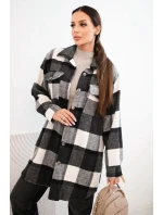 Dámská kostkovaná košile grafitová Dámská kostkovaná košile grafitová