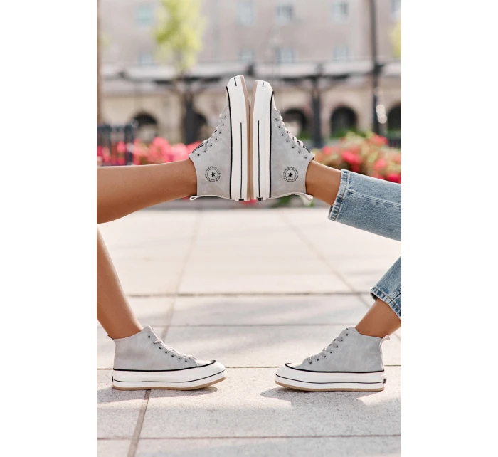 Zateplené Dámské Tenisky Na Platformě Eko Kůže Big Star model 21669567 Modré - Big Star Shoes Zateplené Dámské Tenisky Na Platformě Eko Kůže Big Star model 21669567 Modré - Big Star Shoes