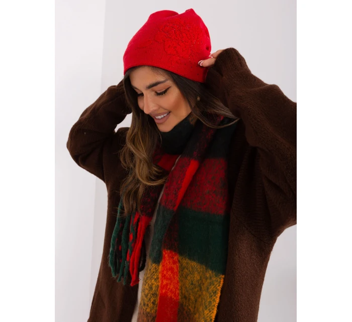 Czapka AT CZ model 18997467 czerwony - FPrice Czapka AT CZ model 18997467 czerwony - FPrice