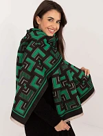 Šála AT SZ 23158.32 černozelená