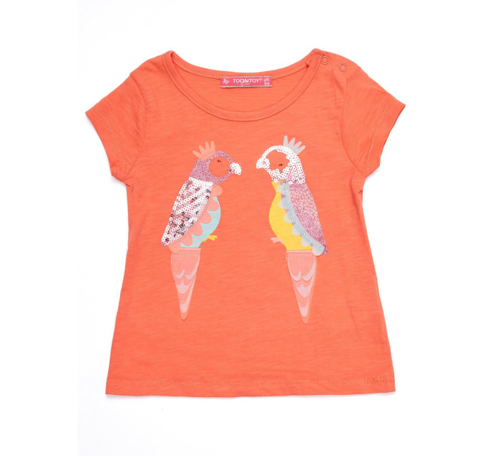 Dívčí tričko TY TS 8099.75 tmavě oranžová - FPrice
