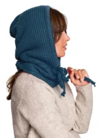 Dámská pletená kapuce model 21860815 béžová - BeWear Dámská pletená kapuce model 21860815 béžová - BeWear