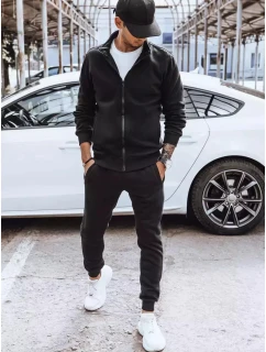 Pánská zateplená tepláková souprava černá Dstreet model 21965559 - FashionStreet