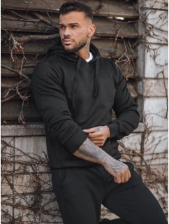 FashionStreet černá pánská tepláková souprava AX0736