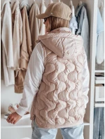 VESOLITA dámská přechodná prošívaná vesta růžová FashionStreet TY4879