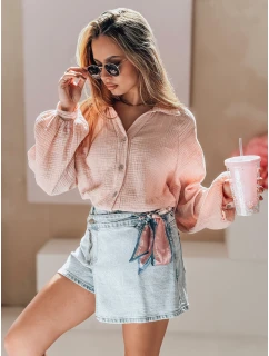 Dámská džínová sukně-šortky GOOD VIBE modrá FashionStreet SY0464