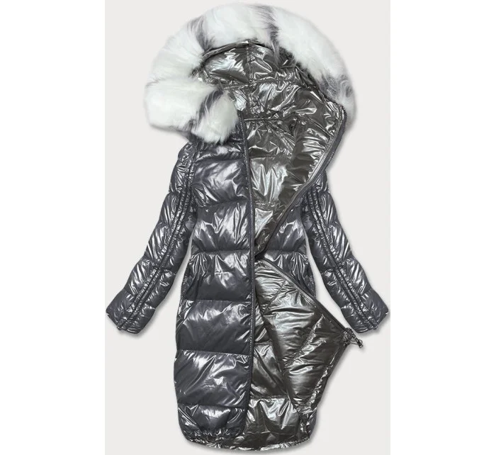 DWUSTRONNA METALICZNA KURTKA ZIMOWA model 21243690 - MINORITY