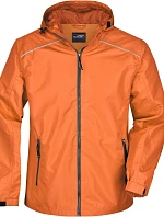 Daiber JN 1118 Pánská bunda do deště 02.1118 orange/carbon