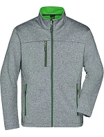 JN Pánská 2vrstvá melanžová softshell bunda 02. dark model 22530642 - Daiber JN Pánská 2vrstvá melanžová softshell bunda 02. dark model 22530642 - Daiber