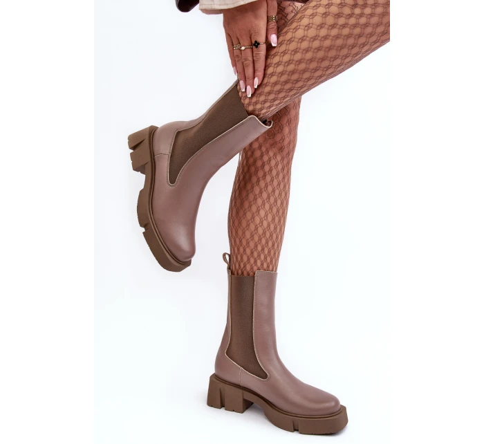 Dámské boty s  hnědé model 21638242 - Laura Messi