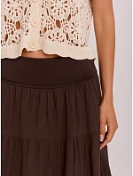 Spódnica IT SD model 22251281 ciemny brązowy - FPrice