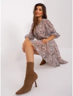 LK SK 509388 šaty.88 tmavě lila