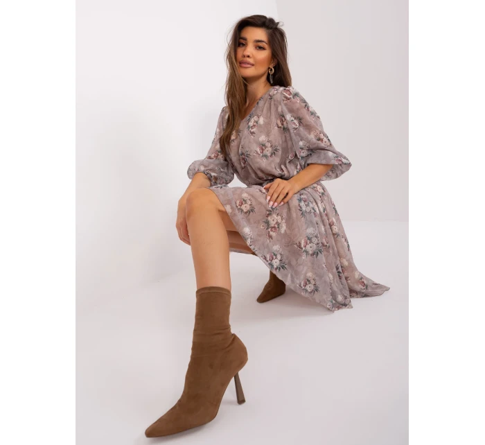 LK SK 509388 šaty.88 tmavě lila