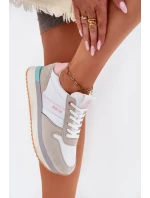 Dámské semišové tenisky Big Star HI-POLY SYSTEM – béžovo-bílé Dámské semišové tenisky Big Star HI-POLY SYSTEM – béžovo-bílé