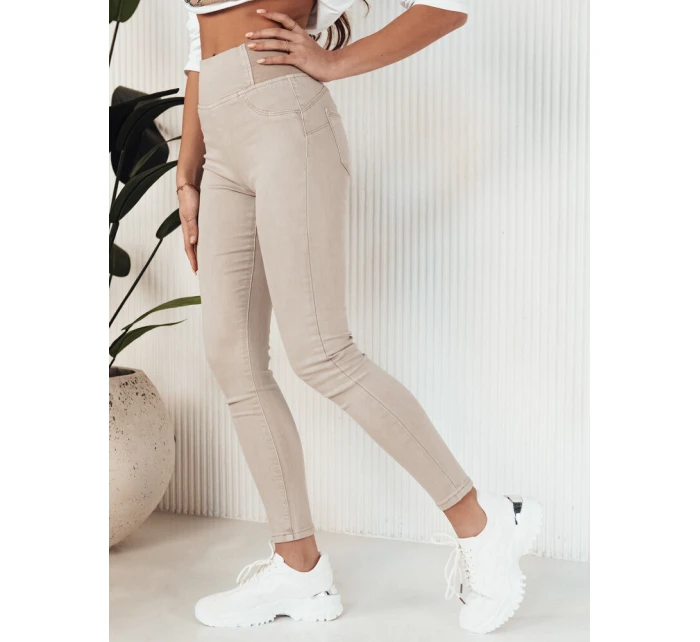 Dámské džínové kalhoty ALTET beige FashionStreet UY1904 Dámské džínové kalhoty ALTET beige FashionStreet UY1904