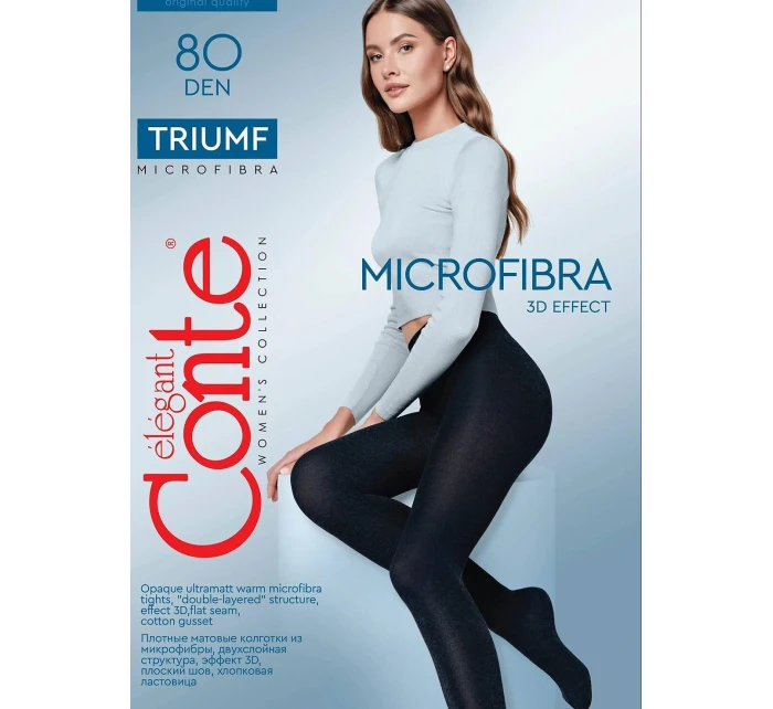 Conte Triumf 3D punčocháče 80 den 5-XL