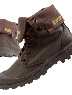 Pánská sportovní obuv Palladium Baggy Coated kotníkové tenisky fashion dark brown