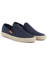 Pánské slip-on polobotky Bugatti TT153055 tmavě modré espadrilky Pánské slip-on polobotky Bugatti TT153055 tmavě modré espadrilky