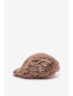 Dámské Kožešinové Pantofle Tmavě Béžové Wladisa Dámské Kožešinové Pantofle Tmavě Béžové Wladisa