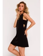 Šaty bez rukávů s  černé model 19660664 - Moe