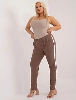 Tepláky RV DR 6643.95 hnědá