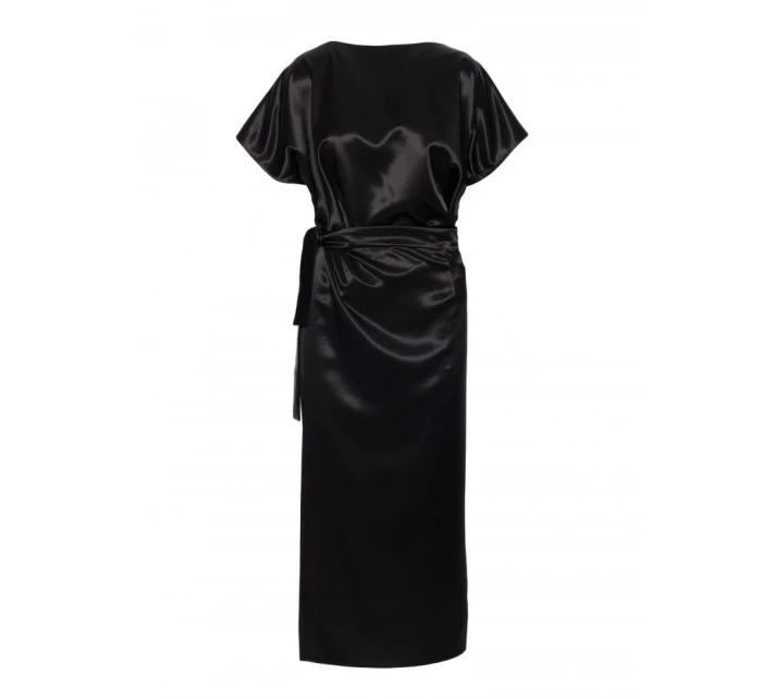 Saténové šaty v stylu černé model 21479280 - Moe