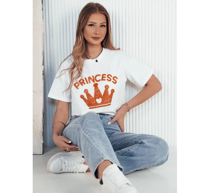 Dámské tričko PRINCY bílé FashionStreet RY2392