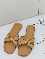 Dámské žabky khaki model 21990188 - Dstreet