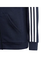 Fleecová mikina adidas Essentials 3-Stripes se zipem Jr IC0600 Fleecová mikina adidas Essentials 3-Stripes se zipem Jr IC0600