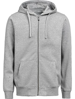 OCS RCS Full Zip Hoodie Unisex mikina s kapucí z těžké bavlny model 22466073 grey melange - Untagged Movement