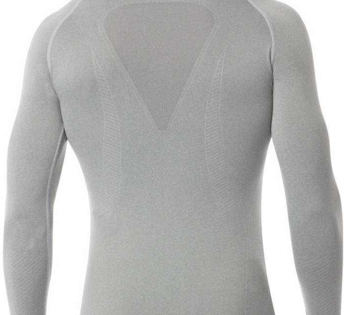 Pánské funkční tričko s dlouhým rukávem IRON-IC - šedá Barva: Šedá-IRN, Velikost: