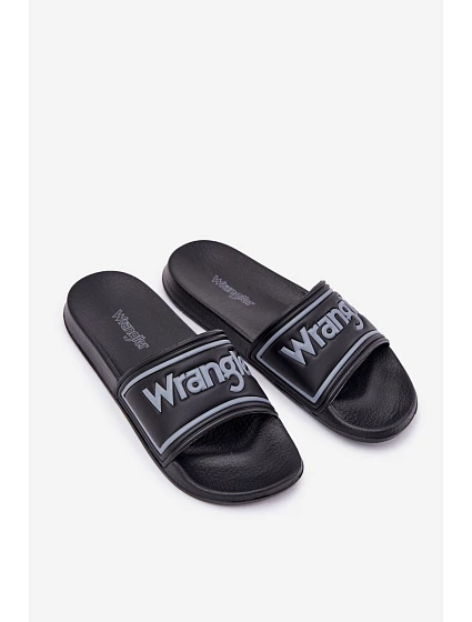 Pánské Pantofle WRANGLER AVERELL SLIDER MEN LOW 20251042.25Y Černé Pánské Pantofle WRANGLER AVERELL SLIDER MEN LOW 20251042.25Y Černé