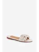 Dámské ploché s ozdobou bílé Grelora Dámské ploché s ozdobou bílé Grelora