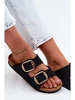 Dámské pantofle na korkové podrážce s  Černé model 22122995 - Lee Cooper