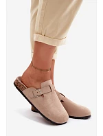Dámské chodáky s přezkou béžové Lacey