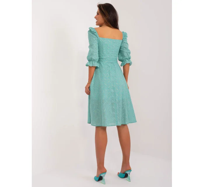 Sukienka LK SK model 19915324 mietowy - FPrice Sukienka LK SK model 19915324 mietowy - FPrice